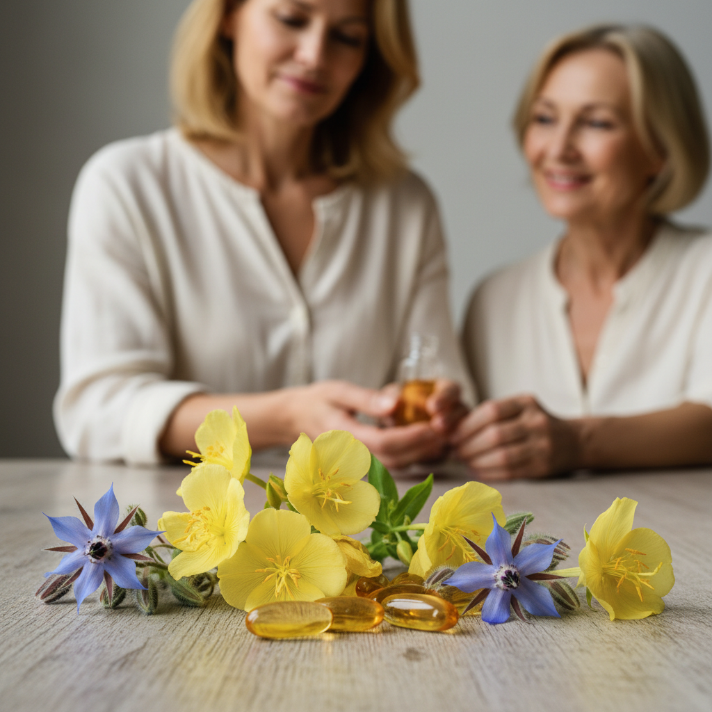 Evening Primrose vs Borage Oil: Best for Perimenopause?