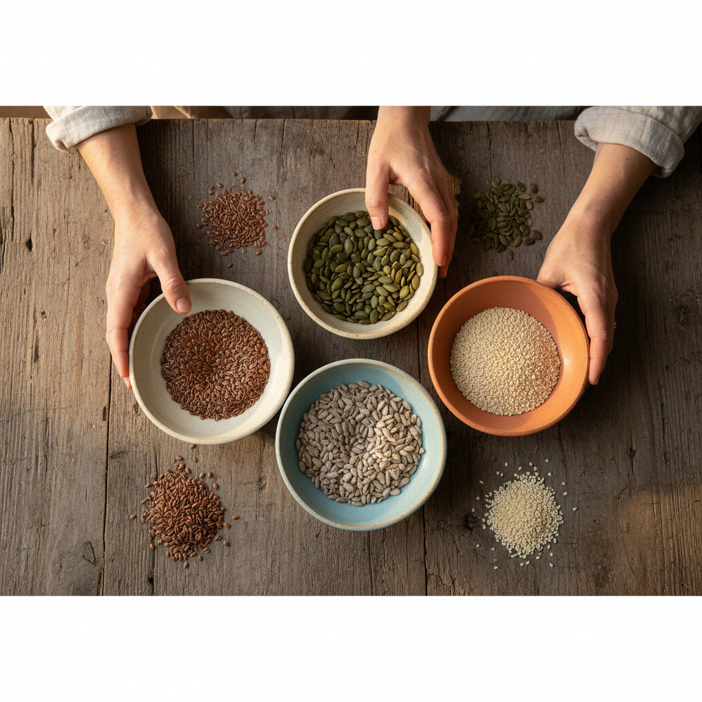Seed Cycling for Perimenopause: Fact vs. Fiction Explained