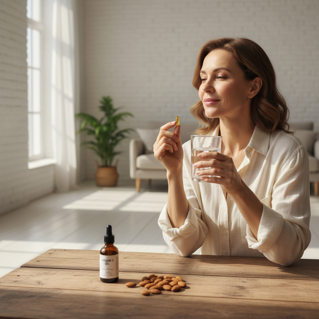 Vitamin E for Perimenopause: Help for Hot Flashes & Dryness